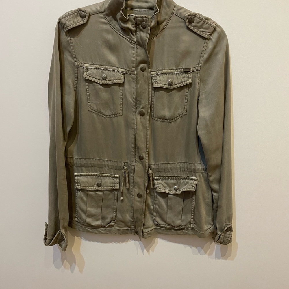 Max Jeans Olive Utility Jacket